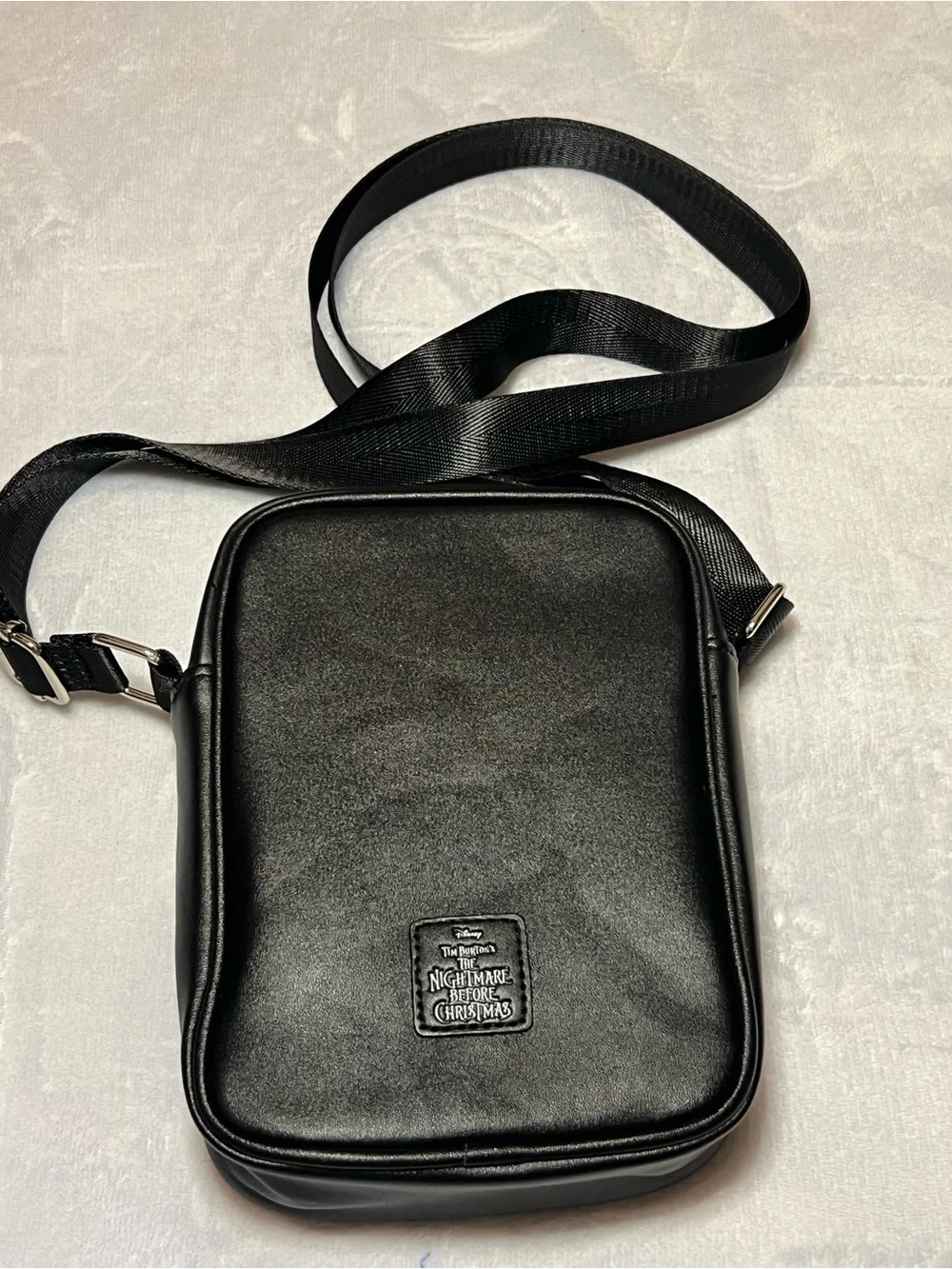 Nightmare Before Christmas Crossbody Bag with Jack Skellington Motif